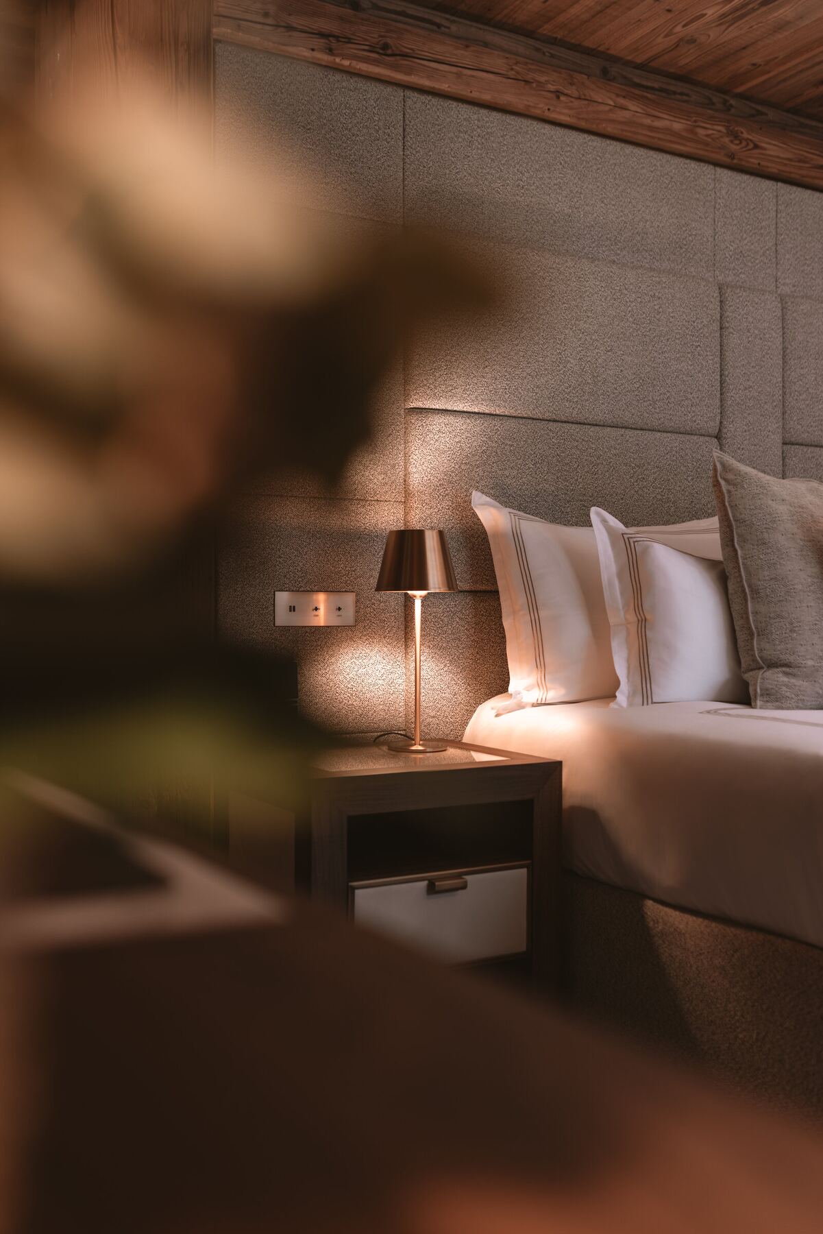 Suite parentale, chalet de luxe Gstaad