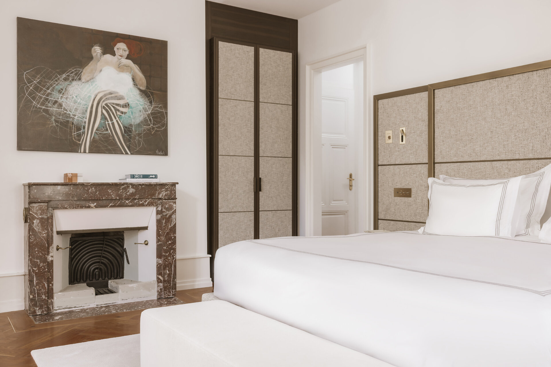 Chambre en suite, appartement de luxe Genève