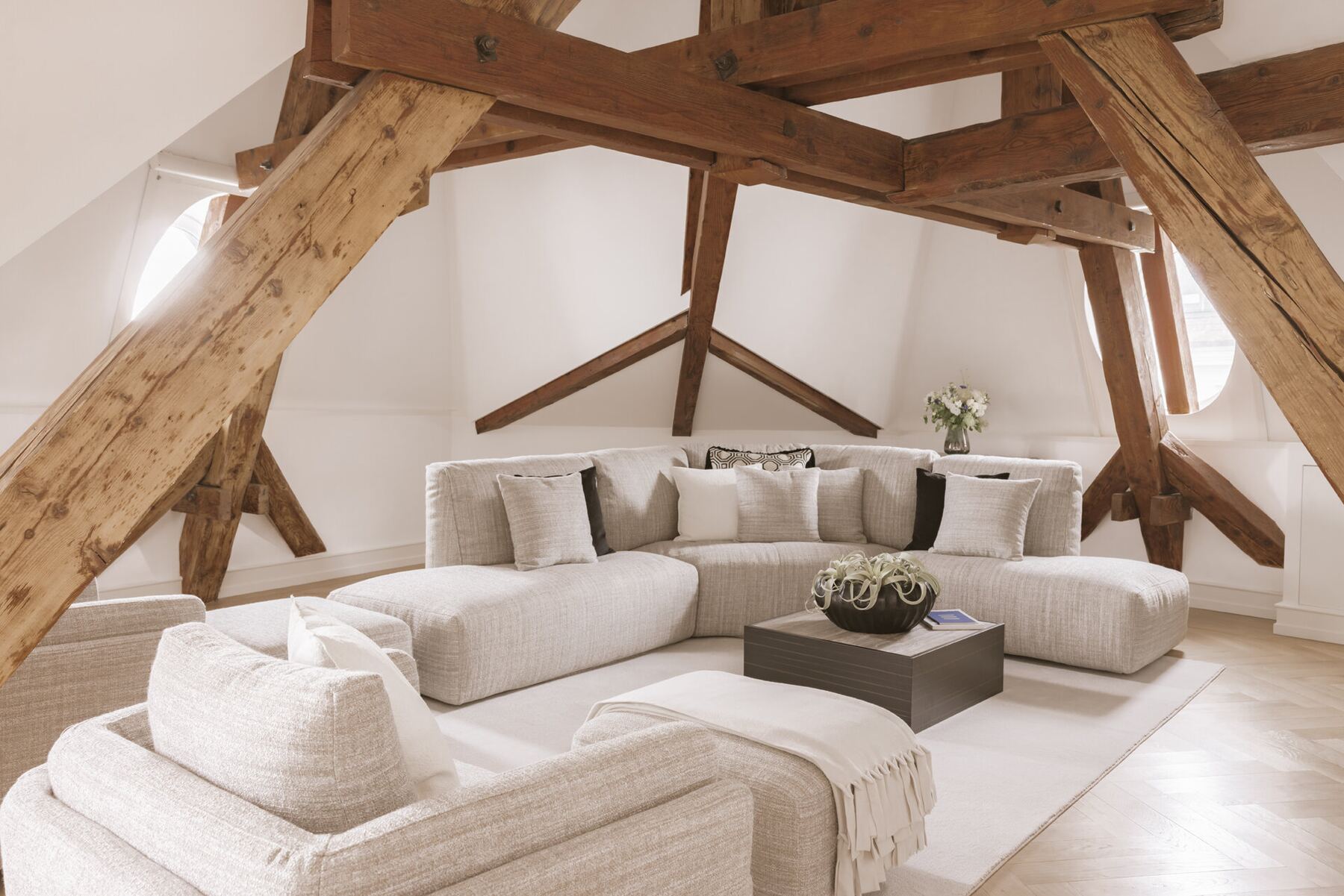 Suite avec salon, appartement de luxe Genève
